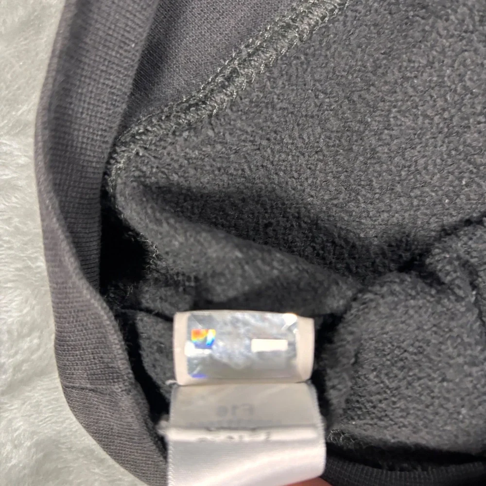 The North Face Mens Half Dome Logo Hoodie Charcoal Grey Fleece Pullover Large